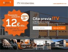 Tablet Screenshot of itv-alcobendas.com